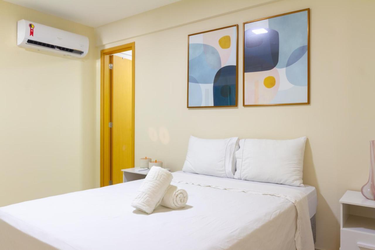 אנגרה דוס רייס Conforto A Beira Mar! Apartamento Com Vista Para O Mar. מראה חיצוני תמונה