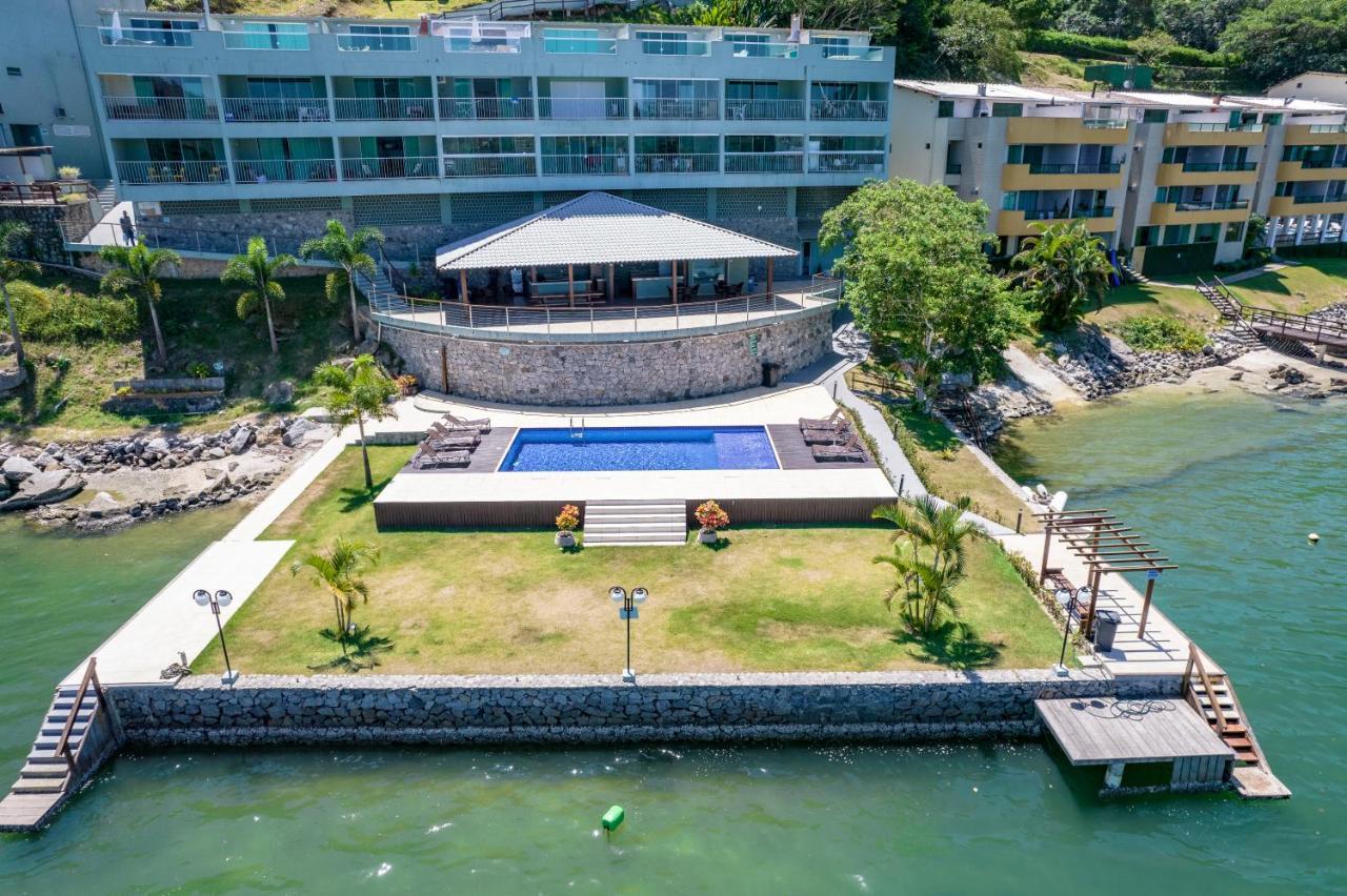 אנגרה דוס רייס Conforto A Beira Mar! Apartamento Com Vista Para O Mar. מראה חיצוני תמונה